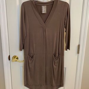 Xs Dolan Taupe Dress